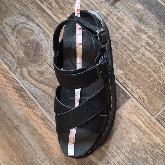 Dr. Martens Voss II Athena Black Platform Sandals, EU 38, Listing as Size 8 - Picture 13 of 16